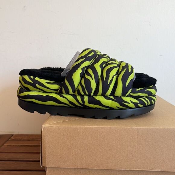 UGG Maxi Puff Slide Tiger Print Sandals US Women Size 9/UK 7/EU 40(MSRP$130) - Picture 9 of 15